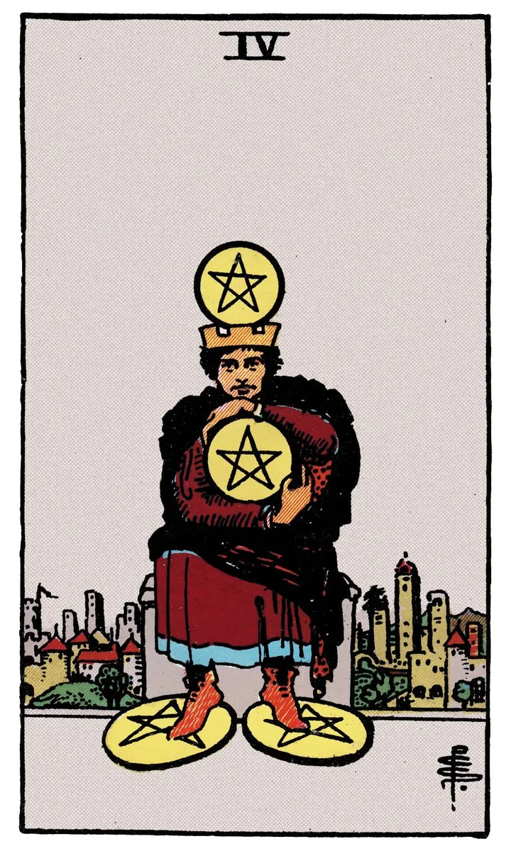 Four Of Pentacles tarot card