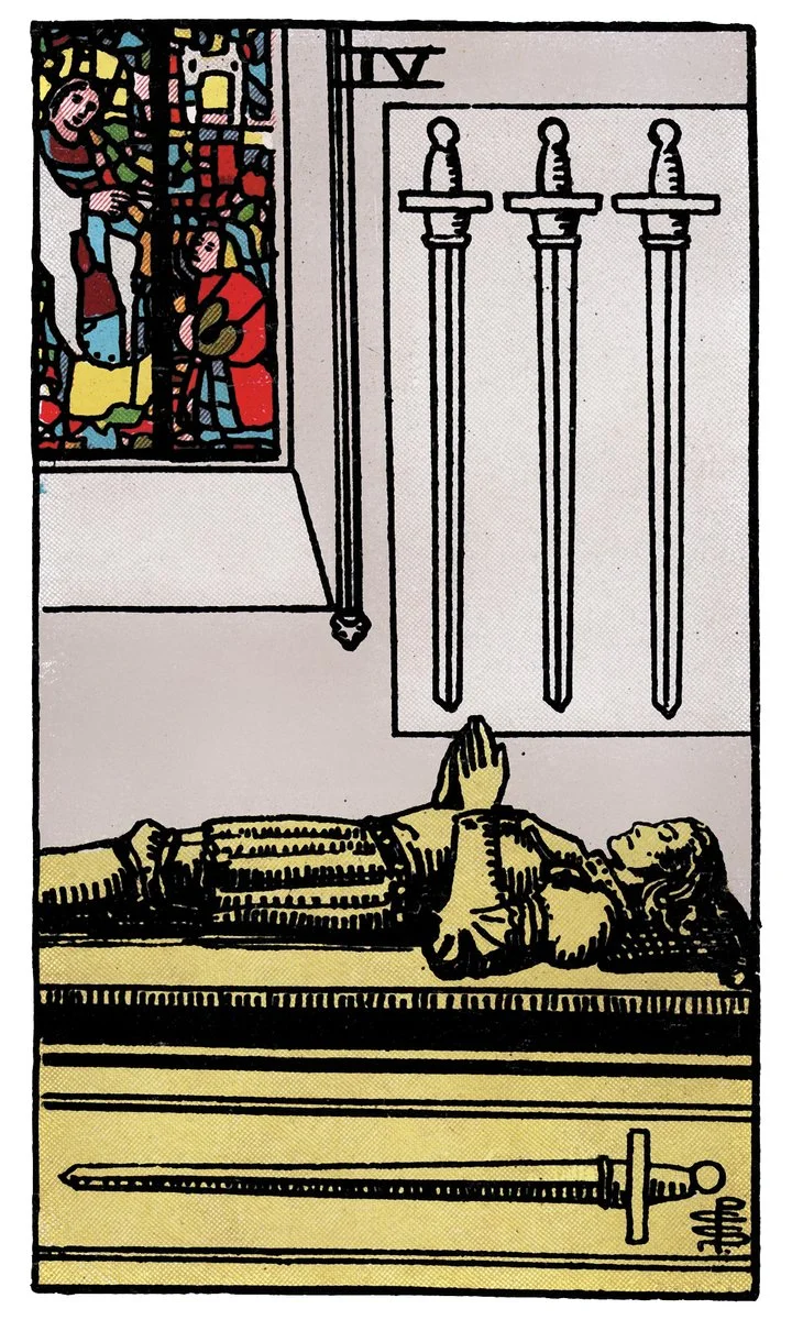 Four Of Swords tarot card